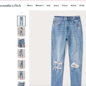 Abercrombie High Rise Super Skinny Jeans